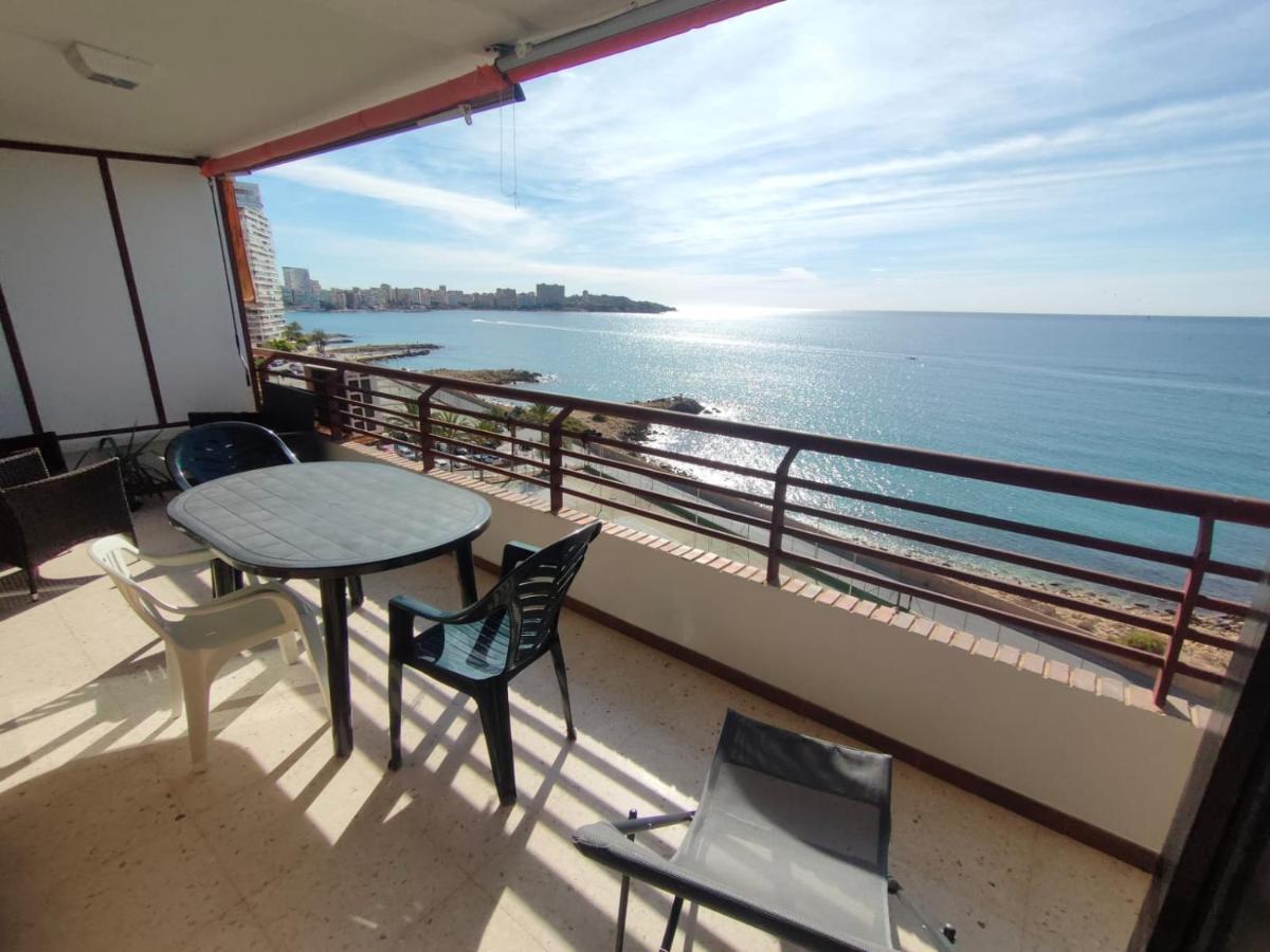 Very Lightful Apartment. Incredible Sea Views. Big Terrace, Swimming Pool. Ac. Very Close To Alicante City Center. Buitenkant foto