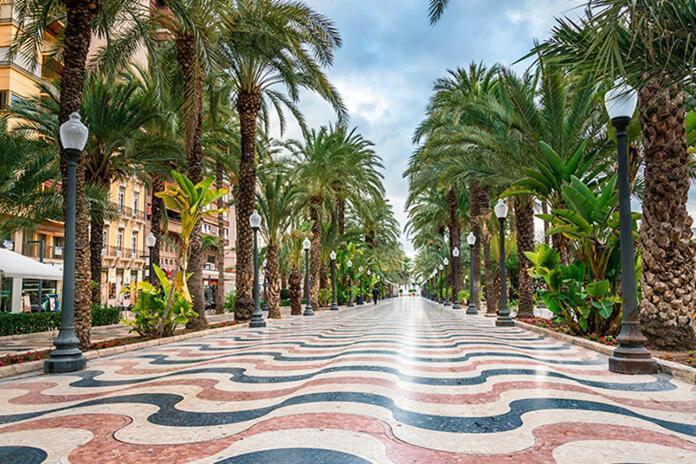Very Lightful Apartment. Incredible Sea Views. Big Terrace, Swimming Pool. Ac. Very Close To Alicante City Center. Buitenkant foto