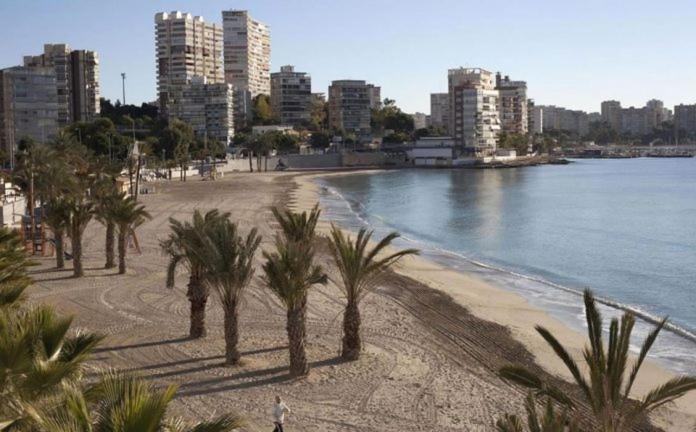 Very Lightful Apartment. Incredible Sea Views. Big Terrace, Swimming Pool. Ac. Very Close To Alicante City Center. Buitenkant foto